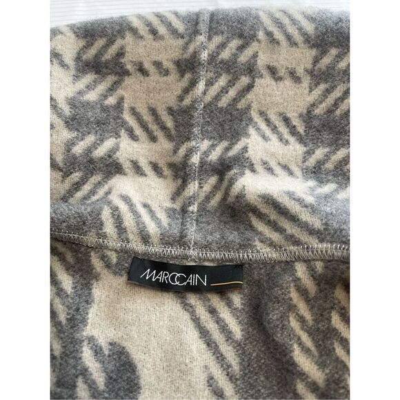 NWT Marc Cain Grey Fringe Coat Jacket Size N5 US Size 12 New - Picture 6 of 14